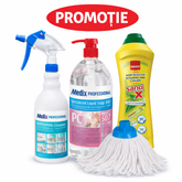 Pachet Curățenie Casă – Săpun Lichid, Detergent de Baie, Cremă vase, Mop