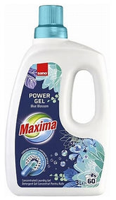 SANO - MAXIMA POWER GEL, 60 spalari, 3L - detergent lichid pentru rufe