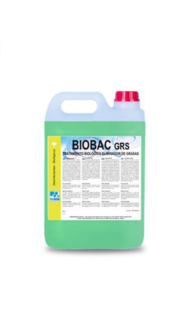 BIOBAC GRS 5L - Eliminator biologic de grasimi - pentru canalizari, fose septice, etc.