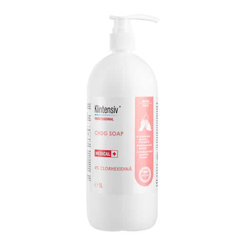 Sapun Chirurgical QUAT SOAP 1000ml s-a INLOCUIT cu Sapun CHDG, 4% Clorhexidina, 1000 ml, Klintensiv