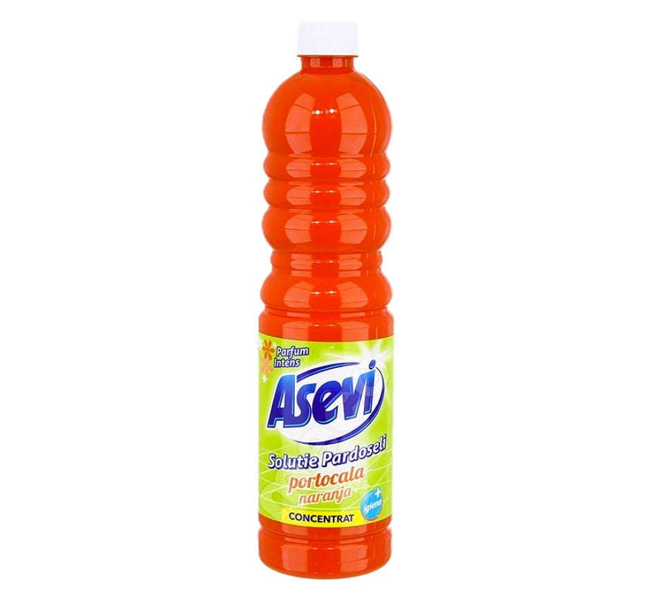PARDOSELI Detergent Asevi PORTOCALA 1L - ExtraParfumat, aroma portocale, pentru toate tipurile de pardoseli