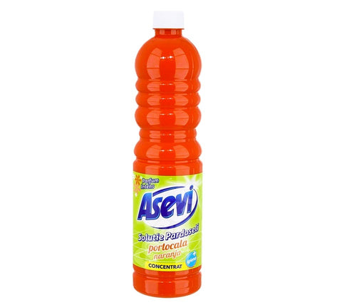 PARDOSELI Detergent Asevi PORTOCALA 1L - ExtraParfumat, aroma portocale, pentru toate tipurile de pardoseli