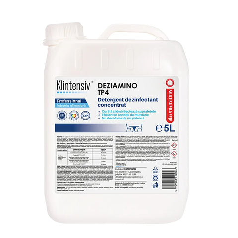 Detergent dezinfectant concentrat Deziamino®TP4 1L-pentru industria alimentara si Ho.Re.Ca.
