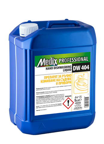 DETERGENT DE VASE MANUAL 5L, DW 404,405, - Gel concentrat pentru spălat vase manual (galben, verde)