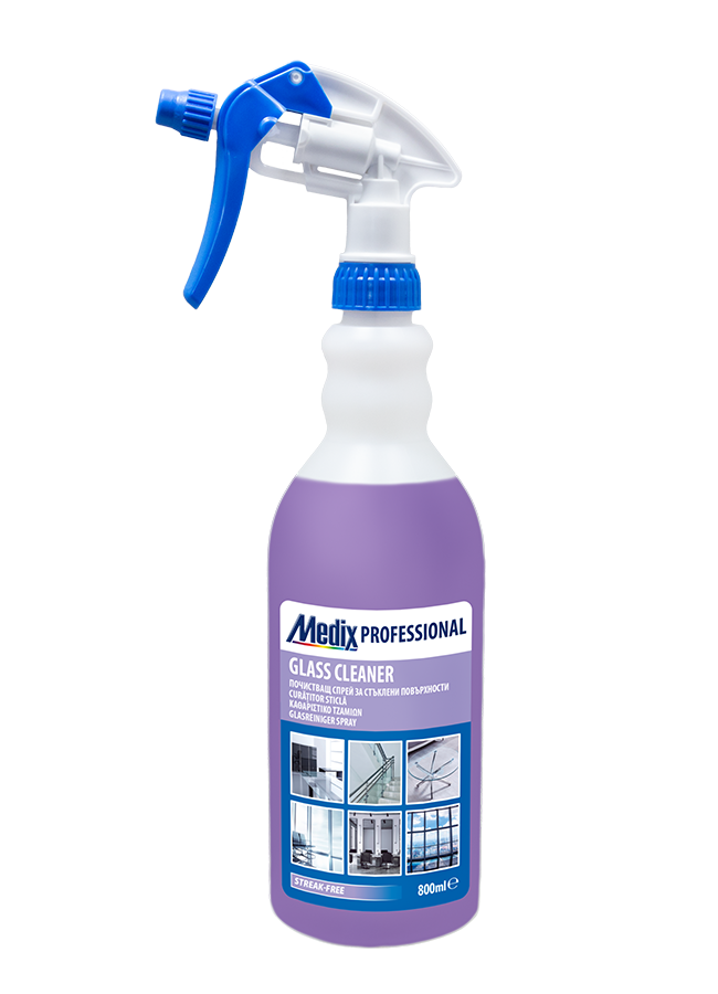 Soluție de curățare a geamurilor GCL 2078, 800ml - Soluție de curățat sticlă și suprafețe netede (liliac)