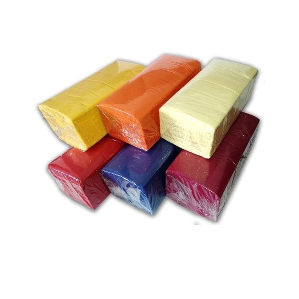 Servetele de masa colorate 2 straturi, 33 cm x 33 cm, 250buc/pachet