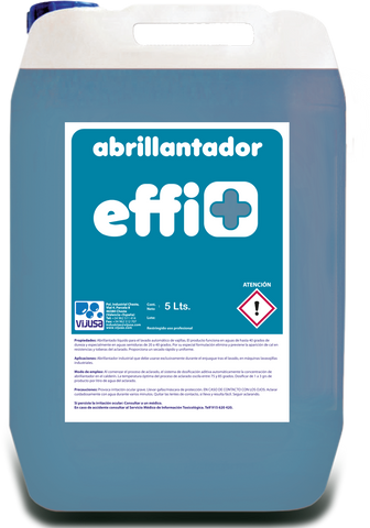 EFFI+ ABRILLANTADOR 5L - Agent de limpezire – pentru Masinile de Spalat Vase