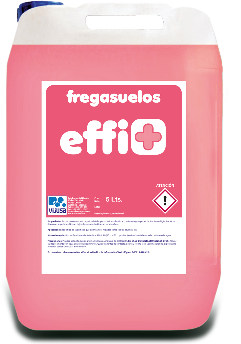 EFFI+ FREGASUELOS 5L - detergent parfumat pentru pardoseli
