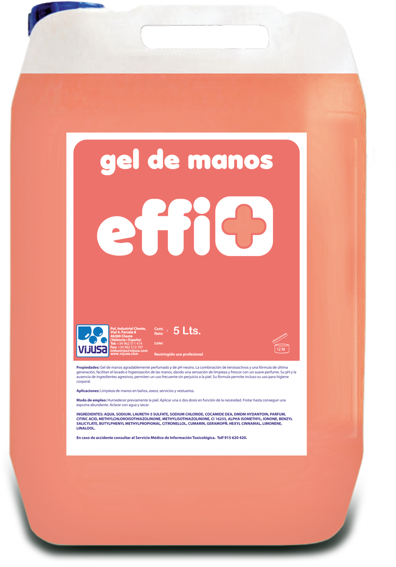 EFFI+ GEL DE MANOS 5L - Sapun Lichid (gel de maini) parfumat