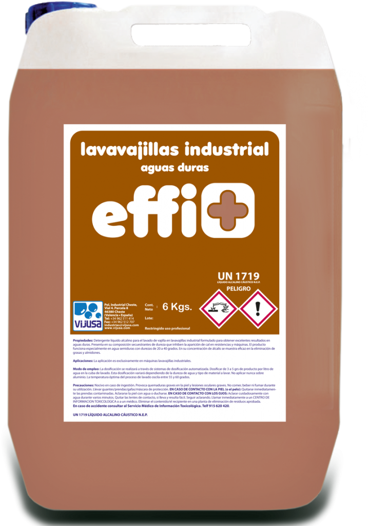 Detergent pentru masinile de spalat vase – EFFI+ LAVAVAJILLAS INDUSTRIAL AD 12 kg