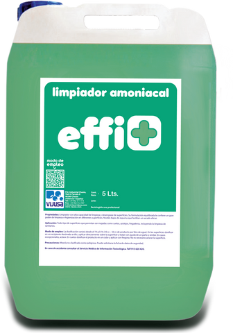 EFFI+ LIMPIADOR AMONIACAL 5L, (cu amoniac), pt.degresare pardoseli