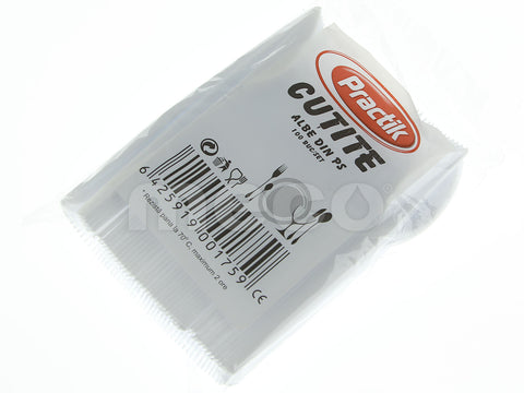 Cutite plastic de unica folosinta albe 100bucati/set - pentru catering, servitul mesei, picnic