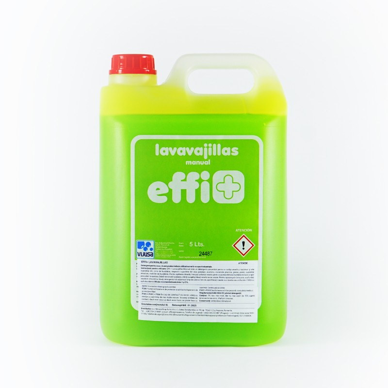 Detergent de vase concentrat – EFFI LAVAVAJILLAS MANUAL 5L