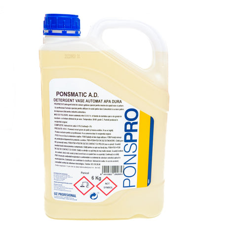 PONSMATIC AD 5L - Detergent lichid pentru masina de spalat vase