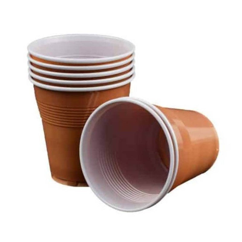 PAHAR BICOLOR 160 CC 100 BUC/SET pentru automatul de cafea