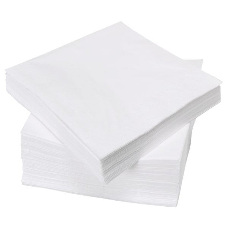 SERVETELE ALBE 1strat, 24X24cm, 100buc/pac, (5000buc/BAX)