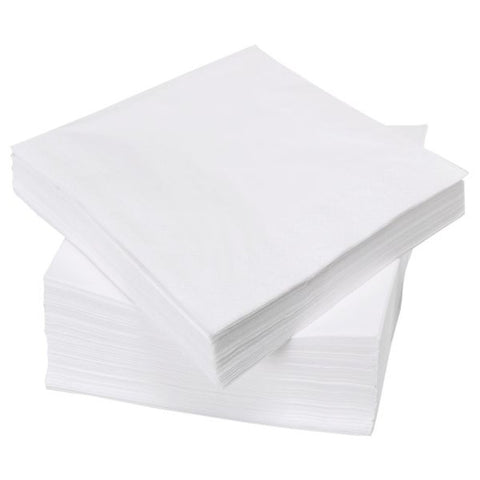 SERVETELE ALBE 1strat, 24X24cm, 100buc/pac, (5000buc/BAX)