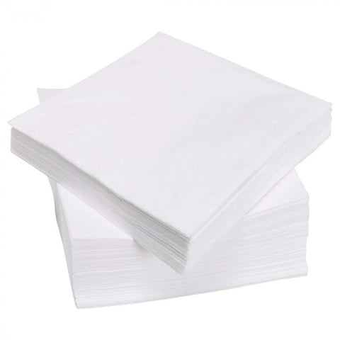 Servetele Albe, 1str, 33x33cm, 500buc pe pachet - pentru catering, restaurante, cantine