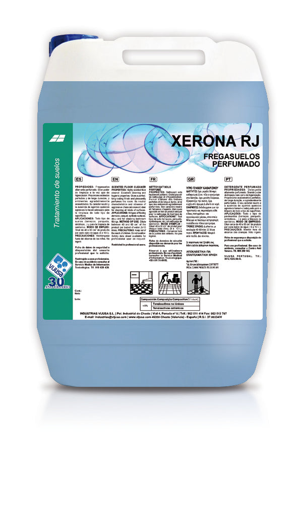 XERONA RJ 5L - Detergent pentru pardoseli tip tarkett, plastic, pvc…